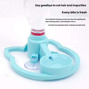 Bebedero Portátil para Gatos, Dispensador Automático <span class=keywords><strong>de</strong></span> <span class=keywords><strong>Agua</strong></span> para Mascotas, Sin Filtro, Sin Enchufe, Recipiente <span class=keywords><strong>de</strong></span> Flujo Automático - Product Image 3