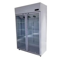 Réfrigérateur médical double porte Unitech 1,2 m, 800 L, commercial, à refroidissement par air, pour laboratoire, pharmacie, vaccins