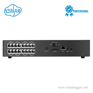 8 cổng nhúng internet bằng giọng nói logger với thẻ SD, tất cả-trong-một nhiều kênh mạng độc lập cuộc gọi điện thoại ghi âm - Product Image 3