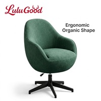 Fauteuil de bureau ergonomique moderne pour la maison, l'hôtel et le bureau, chaise de travail, de visiteur ou de réunion, avec structure en fer