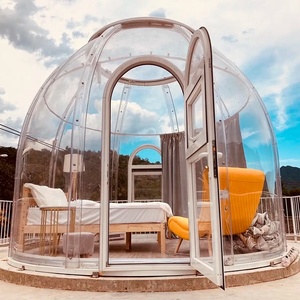 Maison à bulles étoilées, pavillon extérieur transparent, tente, hôtel, <span class=keywords><strong>dôme</strong></span> en polycarbonate, chambre - Product Image 4