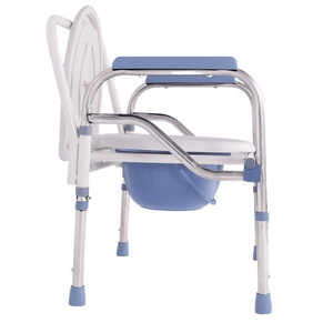 Silla <span class=keywords><strong>de</strong></span> Inodoro Médica Portátil, Plegable, <span class=keywords><strong>de</strong></span> Altura Ajustable, Ligera, <span class=keywords><strong>de</strong></span> Acero, Fácil <span class=keywords><strong>de</strong></span> Limpiar, para Hospital - Product Image 3
