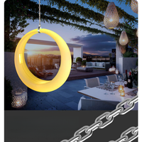 Balançoire de patio unique à énergie solaire avec fonction rougeoyante pour la balançoire de rêve de jardin pour enfants