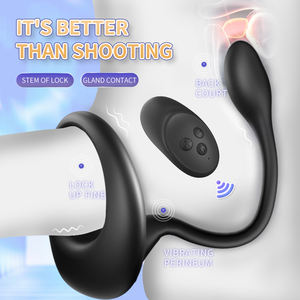 Vibrateur anneau pénien design papillon pour homme jouet sexuel masculin pour retarder l'éjaculation produit en caoutchouc pour des rapports sexuels plus sûrs - Product Image 2