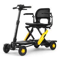 Fabrieksprijs High Power Lithium Batterij Slimme Scooter Auto-Opvouwbare Draagbare 4 Wielen Scootmobiel Voor Volwassenen