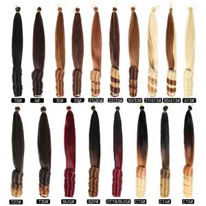 Extensiones <span class=keywords><strong>de</strong></span> Cabello Sintético con Ondas Sueltas, Rizos Espirales Españoles, Rizos Franceses, Cabello para <span class=keywords><strong>Trenzas</strong></span> <span class=keywords><strong>Africanas</strong></span>, Venta al por Mayor - Product Image 2