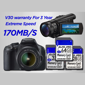 Tốc độ cực Pro 64GB SD Thẻ 170 MB/giây nhựa công suất lớn Tương thích với MP3 DVR điện thoại máy ảnh GPS Tablet PC - Product Image 5