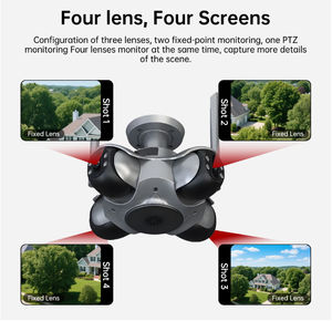 Regis 8K 16MP <span class=keywords><strong>WIFI</strong></span> <span class=keywords><strong>IP</strong></span> CCTV <span class=keywords><strong>Camera</strong></span> 360 độ phát hiện con người ứng dụng xoay bốn ống kính không dây bảo mật mạng hai chiều âm thanh đám mây - Product Image 3