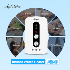 Calentador de Agua Eléctrico Instantáneo sin Tanque 2026 <span class=keywords><strong>para</strong></span> Uso Doméstico y Hotelero, Acero Inoxidable, IPX4 Impermeable, Calentamiento Rápido <span class=keywords><strong>para</strong></span> Ducha y <span class=keywords><strong>Baño</strong></span> - Product Image 1