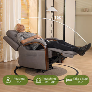 Tecforcare Elderly Recliner Lift Chair Luxury Electric <strong>Medical</strong> <strong>Sofa</strong> for Elderly Living Room Nursing Home Care Folding Chairs - Product Image 4
