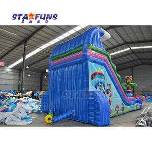 Patte de chien patrouilles Pvc double toboggans toboggan gonflable combo <span class=keywords><strong>piscine</strong></span> toboggans gonflables pour adultes - Product Image 4