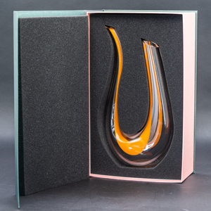 U Forma di Cristallo di Vetro di Vino <span class=keywords><strong>Decanter</strong></span> - Product Image 5