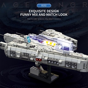 Jouet éducatif en blocs à assembler Starship, ensemble de blocs de construction SWAT, avions, modèle de style Star Wars, jouet en plastique unisexe - Product Image 6