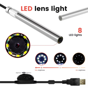 Cámara de endoscopio USB multifunción 2MP HD para inspección y reparación de limpieza de oídos - Product Image 2