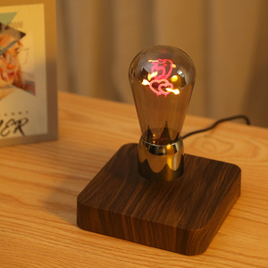 Novedosa Lámpara de Mesa LED con Bombilla Magnética Flotante Antigravedad en Forma de Corazón 360 °   Escritorio Giratorio para Dormitorio, Decoración Única, Regalo para Enamorados - Product Image 4