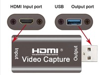 Carte de capture audio-vidéo USB 3.0 pour streaming en direct et enregistrement HDTV, adaptateur vidéo haute définition vers USB pour Switch et PS5