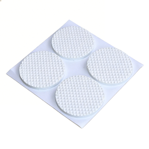 Protège-sol en acrylique blanc durable, en EVA, autocollants, sans résidu, pour pieds de bureau et bases de chaises à roulettes - Product Image 6