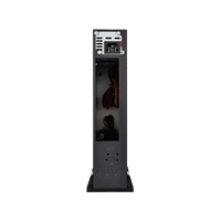 Gabinete de PC Mini ITX Sootoptek, Gabinete Delgado Personalizado para Computadora de Escritorio con Fuente de Alimentación ITX Personalizada