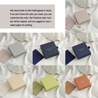 Boîte cadeau en carton personnalisée PandaSew avec logo/taille/couleur, boîte à bijoux avec couvercle coulissant pour emballage de bijoux