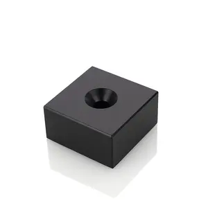 Magnet Neodymium Countersunk blok dilapisi epoksi hitam Tinggi pabrik kualitas tinggi