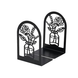 Porte-livres en métal au design squelette moderne et créatif découpé au laser, personnalisable, pour le bureau, la lecture et le rangement de bibliothèque - Product Image 6