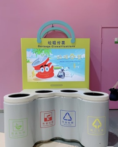 Tương tác trong nhà sân chơi vui vẻ bay Cuộc Phiêu Lưu khuyến khích học tập thông qua trận động đất & rác phân loại kinh nghiệm - Product Image 4