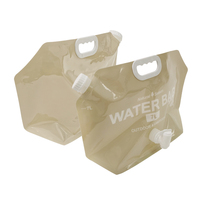 Sac à eau pliable pour voyage avec bec verseur buse d'aspiration emballage de boisson pochette en plastique avec valve pour eau minérale