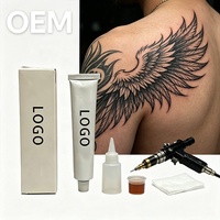 Vente en gros de tatouages personnalisés au logo, effet soyeux, adaptés aux artistes tatoueurs professionnels et aux postes de travail des salons de beauté