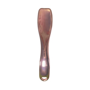 Cuchara para Crema Facial de Aleación de Zinc Color Oro Rosa con Orificio para Colgar, para un Cuidado de la Piel Higiénico, Precio de Fábrica - Product Image 2