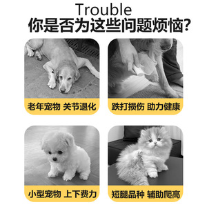 บันไดสำหรับสัตว์เลี้ยง 3 ชั้น ทำจากไม้ พับได้ กันลื่น สำหรับสุนัขและแมว ใช้ในบ้าน - Product Image 4