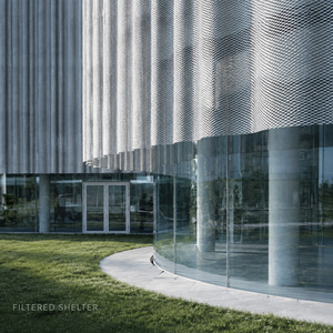 Mur-rideau de haute qualité avec motif en maille tissée, revêtement de façade métallique artistique pour l'architecture commerciale moderne - Product Image 1