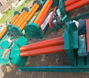 เครื่องรีดแผ่นอลูมิเนียมไฮดรอลิกเครื่องดัดกรวยลูกกลิ้งสามลูกกลิ้ง - Product Image 4