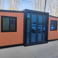 Maison préfabriquée moderne en acier de luxe, petite maison pliable, modulaire, extensible, avec 2, 3 ou 4 chambres, type conteneur
