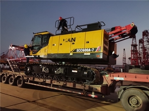 Fournisseur depuis 17 ans : Nouvelle grue sur chenilles SCC600A-8, 60 tonnes, moteur 155 kW - Product Image 2