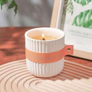 Bougie parfumée Northern Mu en forme de tasse, en cire de soja, aromathérapie, cadeau pour la décoration de la maison - Product Image 3