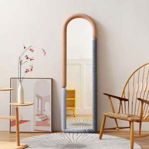 2025 personalizado grande de longitud completa soporte espejo de cristal enmarcado diseño de granja tradicional decoración de tocador para sala de estar tendencia - Product Image 1