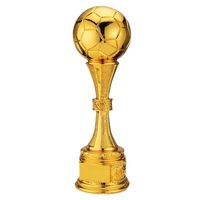 2024 Fabricant chinois en stock Prix compétitif personnalisé Trophée de football en résine Trophées de basket-ball 39cm à vendre