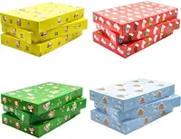 Caixas de Presente de natal 12 PCS Caixas com Tampas de Roupas Camisa roupas para Embrulhar os Presentes de Natal