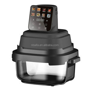 หม้อทอดไร้น้ำมันแก้ว Aifa 8-in-1 ปลอดสารพิษ ขนาด 4&1.5 ลิตร พร้อมฝาปิด ใช้กับ<span class=keywords><strong>ไมโครเวฟ</strong></span> ช่องแช่แข็ง และเครื่องล้างจานได้ ทอดกรอบ อบ <span class=keywords><strong>ได้</strong></span>หลากหลาย - Product Image 1