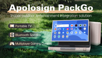 Nouvelle Valise Portable Tout-en-un 27 Pouces avec Écran Tactile Android 12, Ordinateur Tablette LED et Stockage 128 Go pour l'Exportation