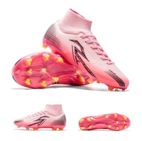 Chaussures de football à crampons longs en TPU, fabrication directe d'usine Zhen an, tige en PVC, unisexe, pour le printemps, l'été et toutes les saisons, personnalisables