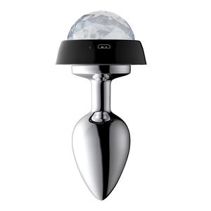 Delove sıcak satış popüler ses kontrolü renk değiştiren anüs büyüt Anal Butt Plug prostat masaj aleti ile Anal ışık - Product Image 6