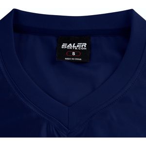EALER Maillot de football pour homme, chemise athlétique en maille, col rond, respirant, 280 g/m², uniforme de sport d'entraînement - Product Image 4