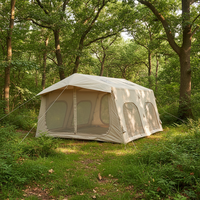 Carpa Inflable Resistente de 3.6x3.8x2.2m para Acampar, con un Dormitorio, Diseño Resistente al Viento y a la Lluvia, Apertura Automática Rápida para las Cuatro Estaciones, OEM