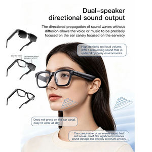 M08 High Quality Smart <b>Glasses</b> with 800W HD Camera UV400 Color-Changing Lenses Fashion Square Design Full Rim Frame Customizable - Product Image 6