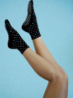 Nouvelles arrivées populaires : Chaussettes de Pilates en coton en gros avec logo personnalisé, antidérapantes pour la danse, le ballet et le yoga, chaussettes professionnelles pour studio de Pilates