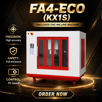 Centro de Fresado CNC SIEG KX1S, Mini Máquina CNC Basada en PC, Husillo MT2 de 500W para Laboratorio Escolar y Taller de I+D