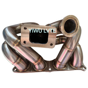 Colector de Escape Turbo T3 Serie K FG2 FA5 de Acero Inoxidable SS304 Listo para Enviar para Honda Civic Si <span class=keywords><strong>8</strong></span>.ª Generación 06-11, Intercambio de Motor Honda K, K20, K24, T3 Ramhorn - Product Image 2