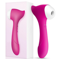 Erwachsenen-Sexspielzeug Nippel-Vibrator mit Saugfunktion Lebensmittelechtes Silikon 100% Wasserdicht 2 Stunden Akkulaufzeit für Frauen
