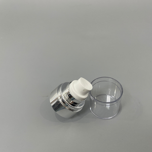 Pompe à vaporiser pour maquillage anti-fuite à double couche en plastique, diamètre extérieur de 24 mm, placage UV argenté, vaporisateur fin pour flacons - Product Image 4